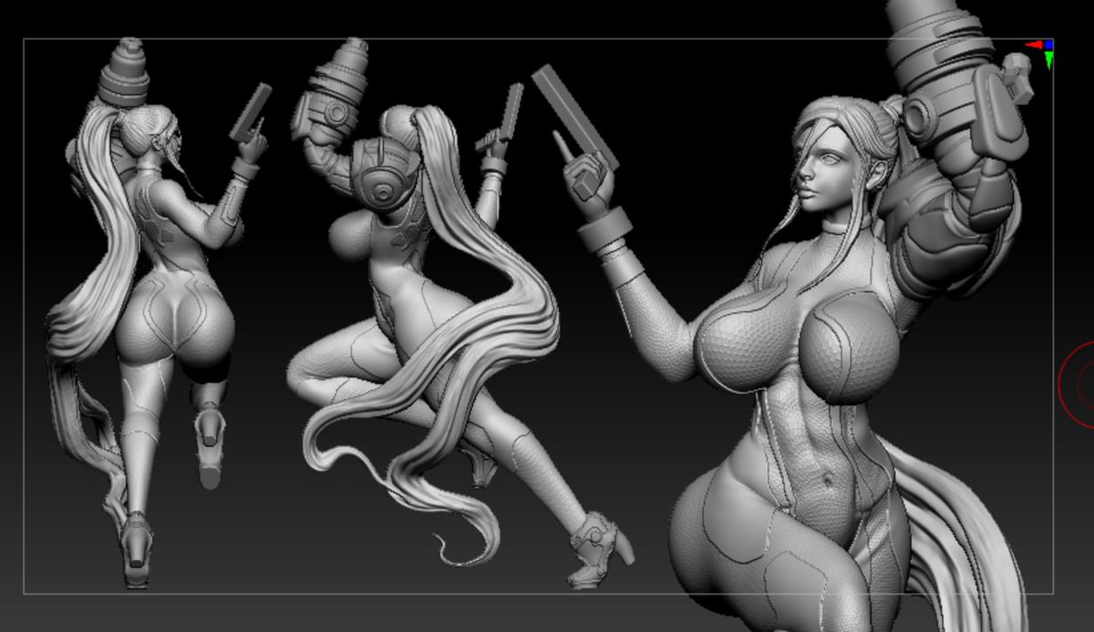 picoman_theone's tweet photo. We are joining the trend of your 3D character, except that this one is not modeled by AI but by an artist. #3D #characterdesign #SamusAran #Samus #Metroid #digitalart #Digital #drawing #originalcharacter #originalcharacterart #picoman https://t.co/6brt6ghcCU