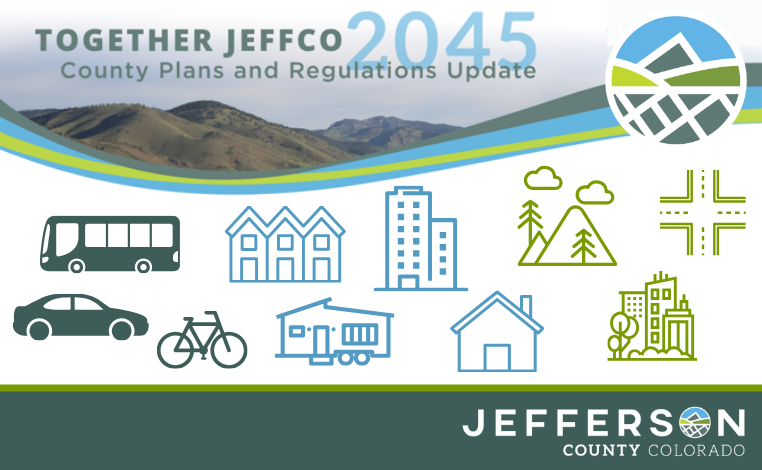 Jeffco Colorado (@jeffcocolorado) on Twitter photo Transportation & Mobility Plan Hearing Set for Sept. 10 
The Transportation & Mobility Plan (TMP) will be heard by the Jefferson County Planning Commission on Sept. 10. The TMP is being established as a part of the Together Jeffco process that is also updating plans regarding Transportation & Mobility Plan Hearing Set for Sept. 10 
The Transportation & Mobility Plan (TMP) will be heard by the Jefferson County Planning Commission on Sept. 10. The TMP is being established as a part of the Together Jeffco process that is also updating plans regarding