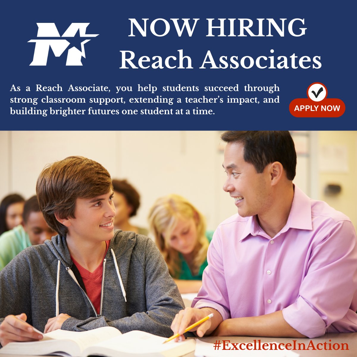 Now hiring Reach Associates! Help students succeed through strong classroom support and build brighter futures. Apply today: skyward.iscorp.com/scripts/wsisa.… #ExcellenceInAction #EmpoweringforExcellence <a href="/Legacyrebels/">Midland Legacy High School</a>