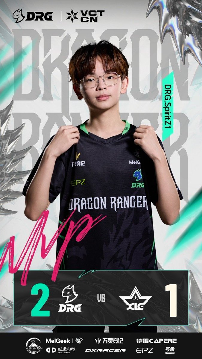 Dragon Ranger Gaming (@drg_valorant) on Twitter photo Off to the upper finals with a 2-1 Victory vs <a href="/XiLaiGaming/">Xi Lai Gaming</a> with a chance to clinch Valorant Champions Paris 2025! We are Dragon Ranger Gaming ๐๐๐
#FearTheDragon Off to the upper finals with a 2-1 Victory vs <a href="/XiLaiGaming/">Xi Lai Gaming</a> with a chance to clinch Valorant Champions Paris 2025! We are Dragon Ranger Gaming ๐๐๐
#FearTheDragon