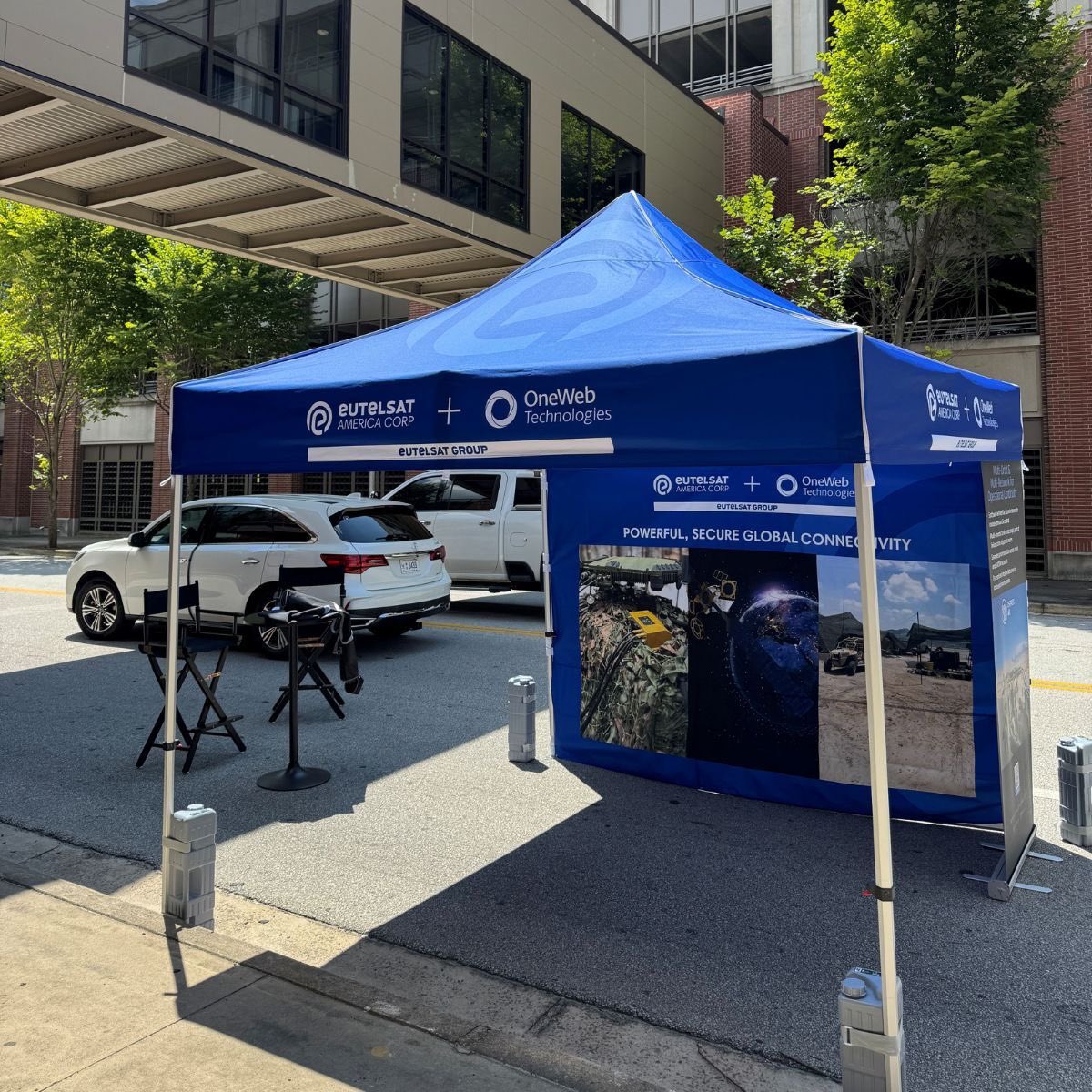 EutelsatNS's tweet image. Live Demo
EACOWT booth #OD10
AFCEA TechNet Augusta 2025
Connect with our team Jim Simson, Brian Large, and Bryan Kerns at TechNet Augusta 2025 for a deeper look at our SATCOM services and our powerful APNT device, AstraPNT™️. 
#technetaugusta #EACOWT #PNT