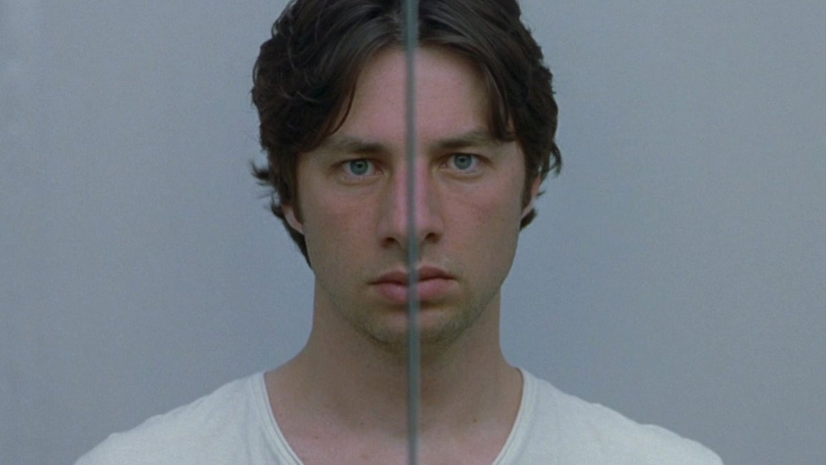 TheAcademy's tweet photo. On this day in 2004, GARDEN STATE hit theaters. Starring Zach Braff, Natalie Portman, and Peter Sarsgaard, it came with an era-defining soundtrack led by Frou Frou’s “Let Go” and asked us all to lean into the infinite abyss. https://t.co/jDC2fRkvOG