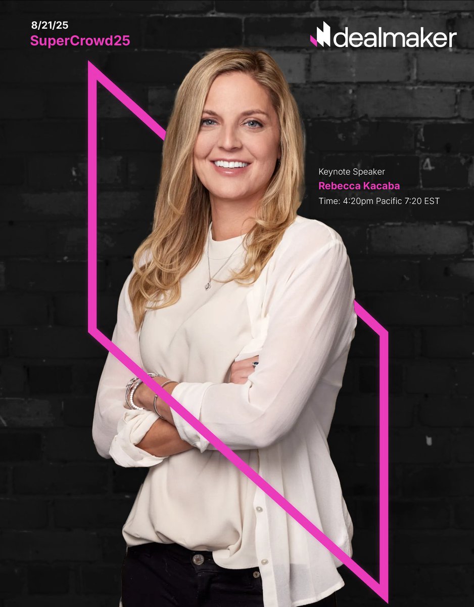 Capital markets are shifting.

Founders are raising directly from their communities and customers are becoming owners.

I’ll spotlight this movement at SuperCrowd25 on Aug 21, 7:20pm ET.

Community is capital. It’s time to raise boldly.