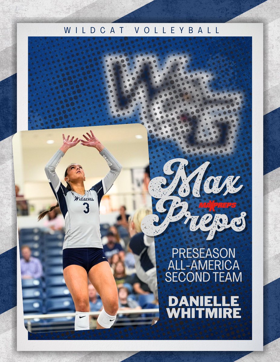 Danielle Whitmire racking up the preseason accolades!! Way to represent! 🙌🏼💙