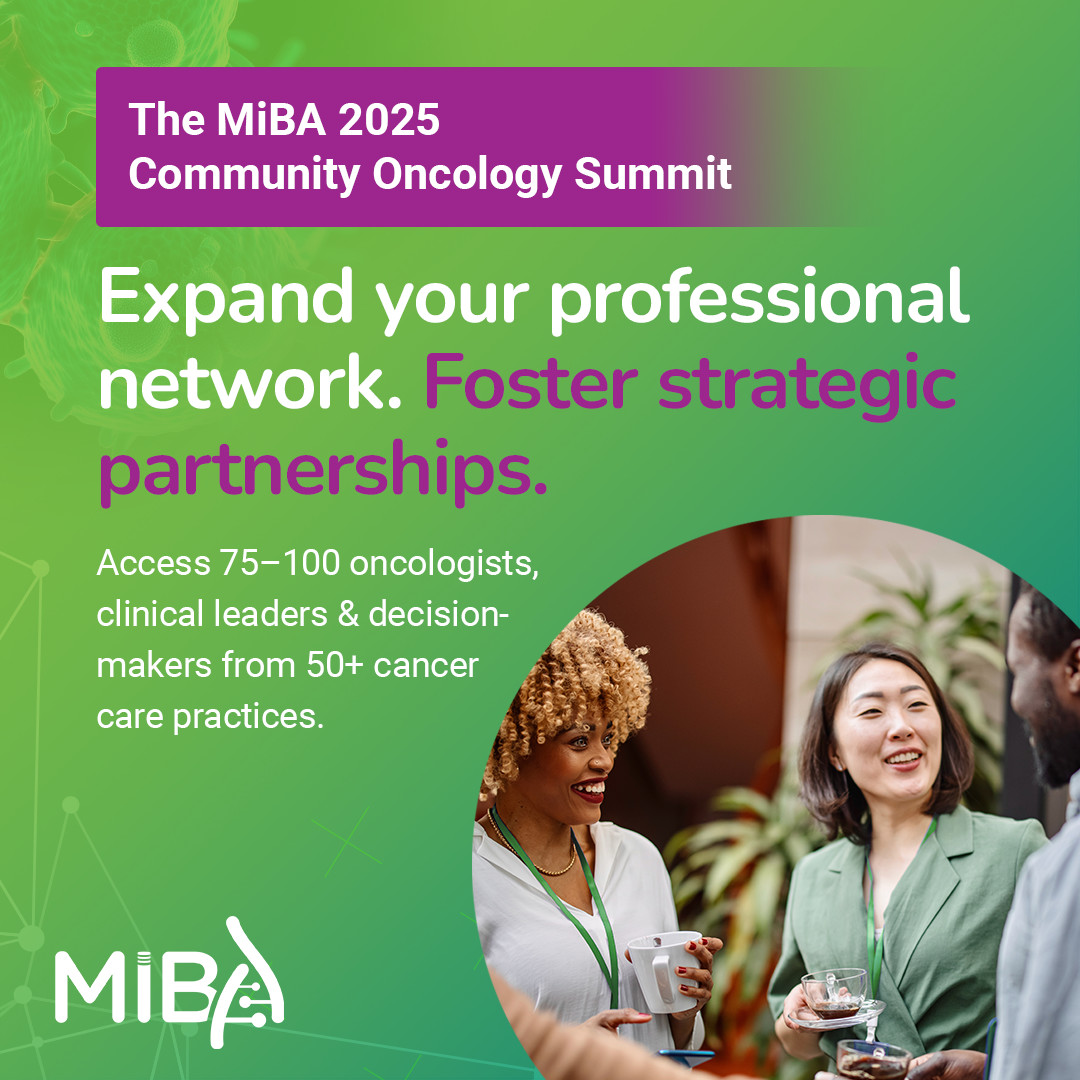 MiBAnalytics's tweet photo. The MiBA Community Oncology Summit is a high-impact opportunity for biopharma and molecular profiling companies to connect directly with providers in a focused, collaborative setting.

👉 Learn more: https://t.co/WNu7zmzKdR https://t.co/W1ShvE770L