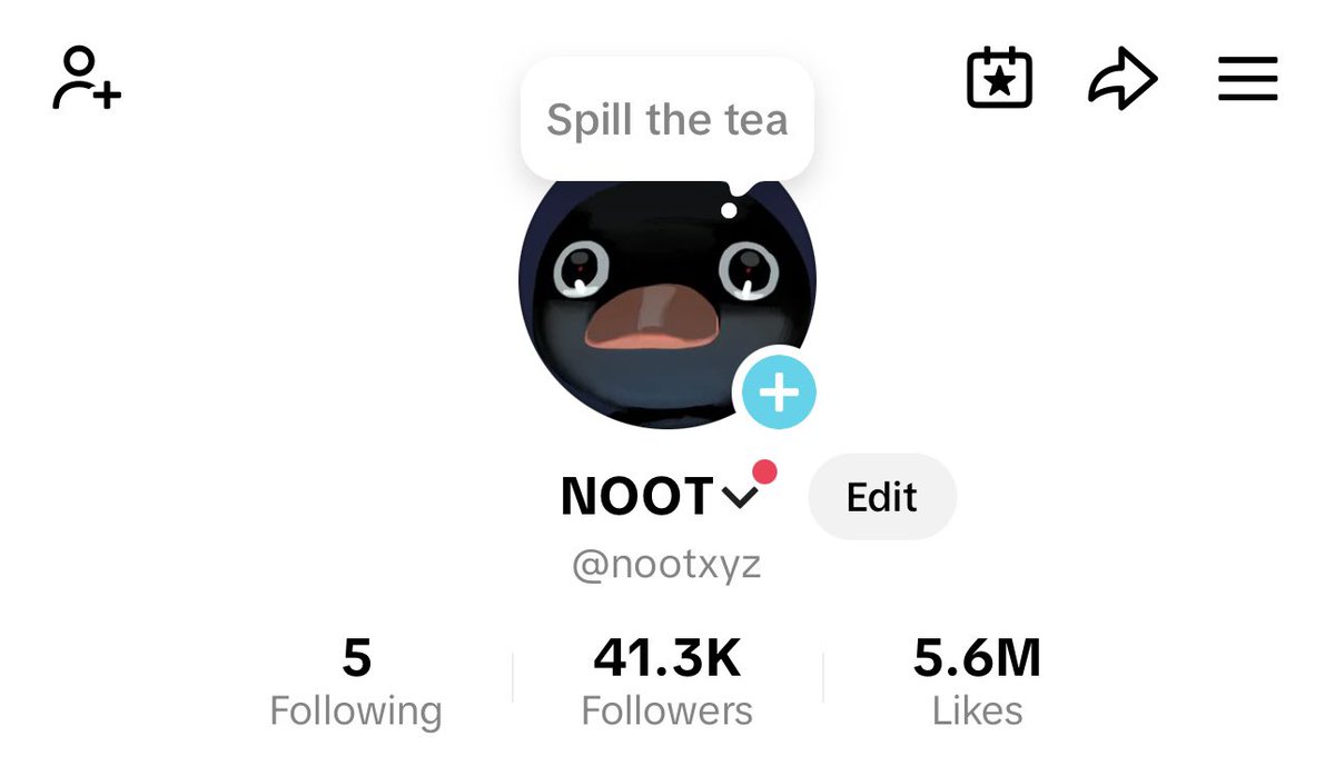 Our second account on TikTok smashed through 5M likes recently 🐧