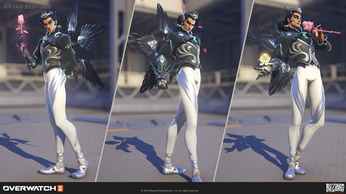 Meant to post these a while ago, but figured I would finally maker sure these two got published. Black Swan Lifeweaver and Night Raven Illari were two of my earlier projects on Team 4 and both fabulous learning experiences to the OW pipeline in their own right. 💜