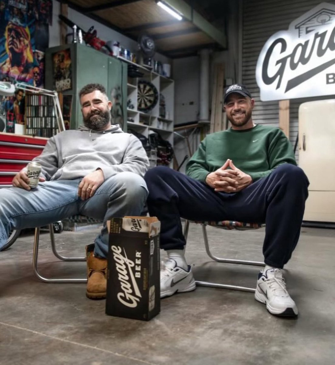 MLFootball's tweet photo. NEWS: #NFL legends Travis and Jason Kelce’s beer brand Garage Beer is now an official beer partner of the Cincinnati #Bengals.

🔥🔥🔥

@drinkgaragebeer will be available in Paycor Stadium this season.

This is really cool 👏👏👏 https://t.co/shRJikia6A