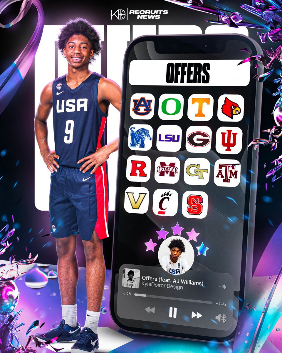 Aj (@aj4williams) on Twitter photo Blessed to receive my first 15 offers. Thank you to all the coaches that have offered me so far. #AGTG Blessed to receive my first 15 offers. Thank you to all the coaches that have offered me so far. #AGTG