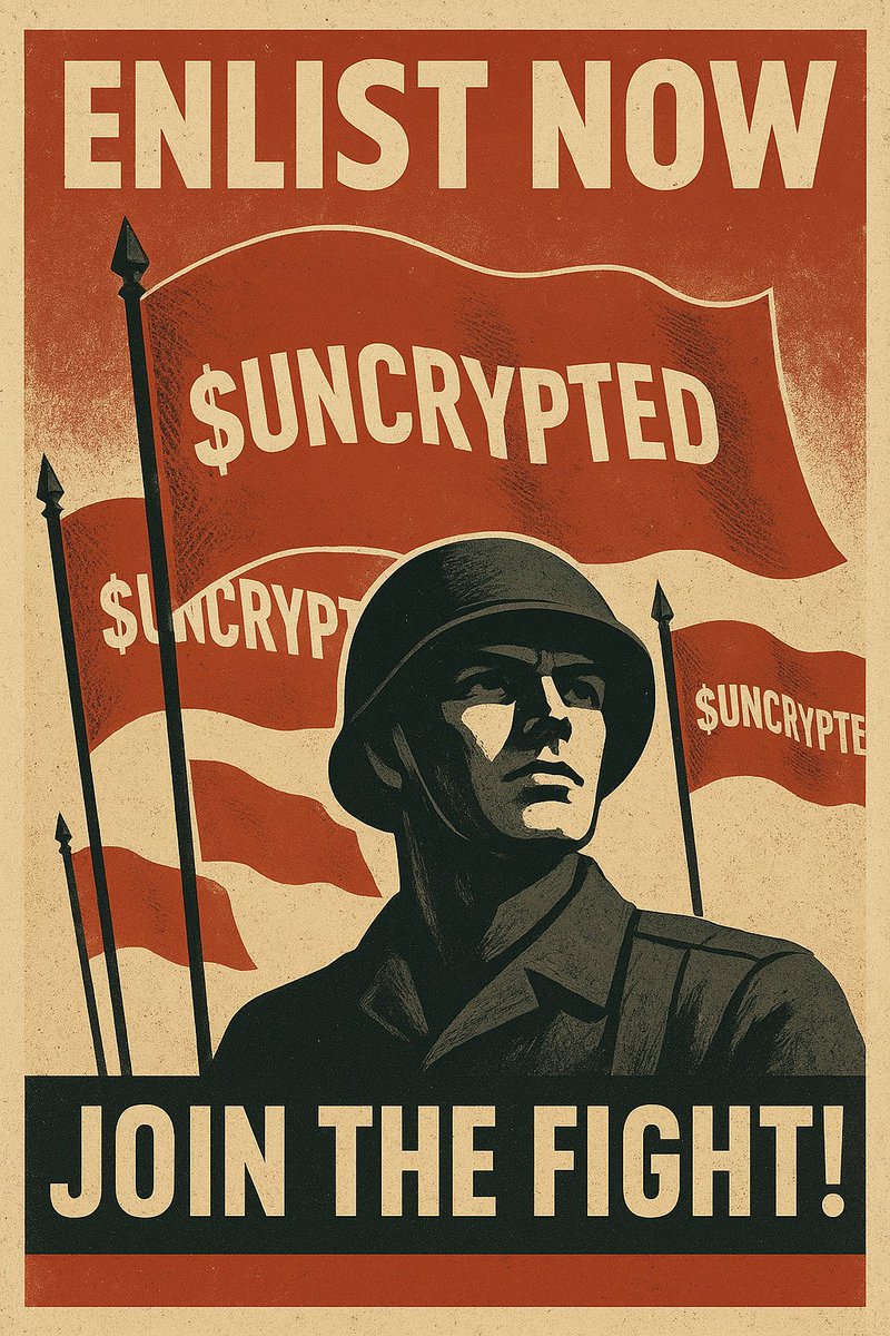 unencryptedcoin's tweet photo. @bonkfun This is a trap, cryptography is a lie used to empty your pocket, come to the $UNCRYPTED revolution https://t.co/N40TolMFoc