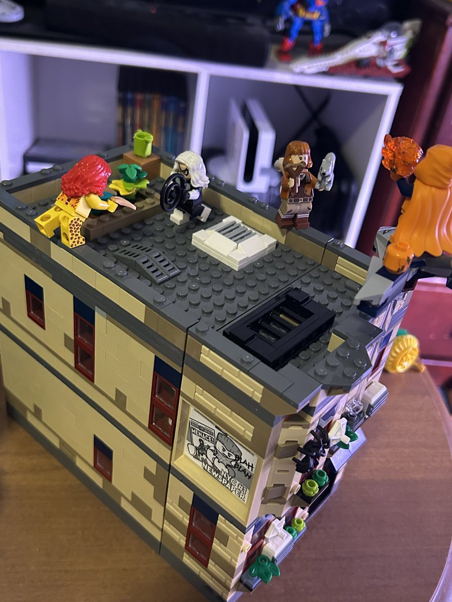 Cute little Lego Project I finished a bit ago. I combined the Peter’s apartment lego set with my own rendition of an apartment for Peter and MJ. Also, I bought some really cute stickers to make it feel more authentic.