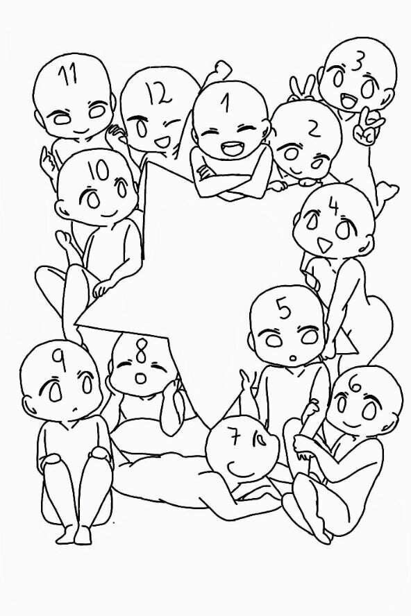 Seen_AR99's tweet photo. Tematica(toy aburrido:^) pongan sus OC para que los agregue a la imagen ✌️#tematica #dibujo #chibi #animeart https://t.co/khTBDVmjCY