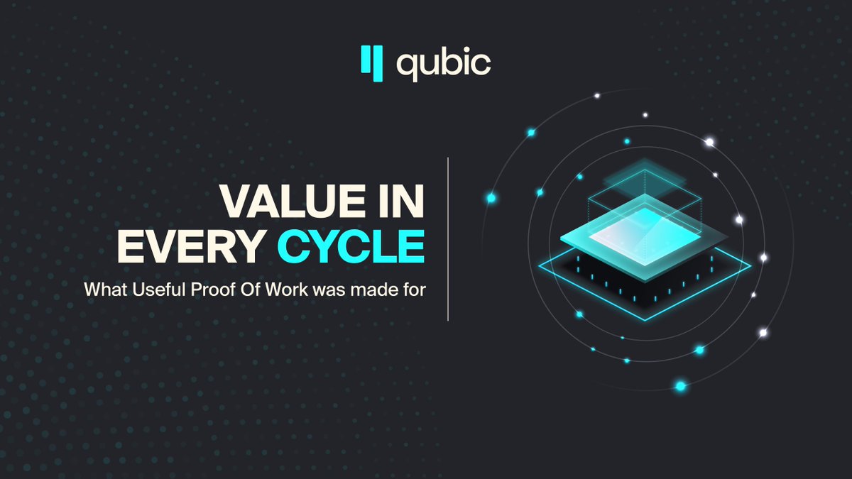 _Qubic_'s tweet image. Mining on Qubic is a philosophy.

It’s not just about finding solutions

It’s about proving value in the open.