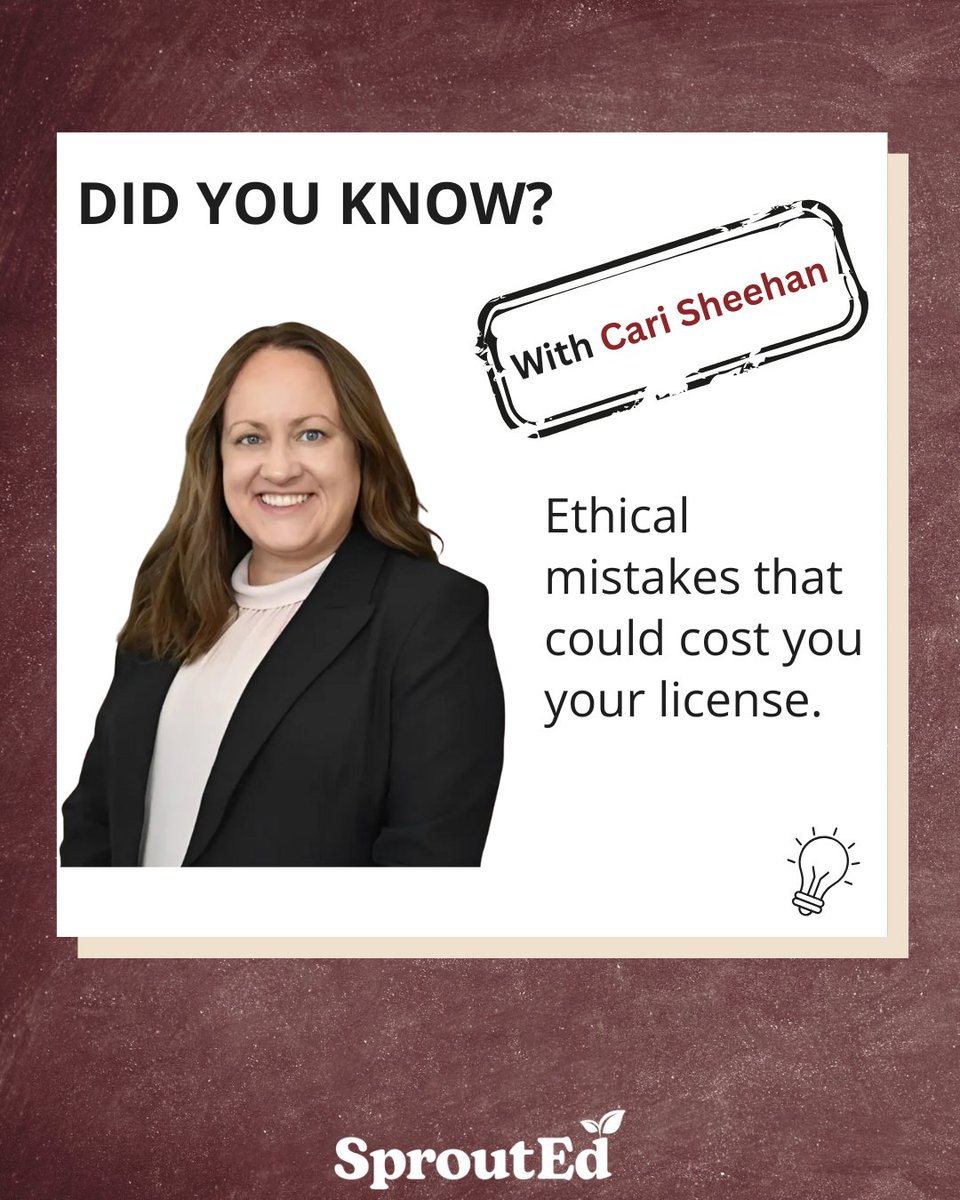sproutedce's tweet photo. Did you know misconduct in one state can trigger automatic discipline in others?

Join Cari Sheehan, Esq., Assistant General Counsel @Taftlaw & CLE Ethics Leader, on September 9 for "Ethical Mistakes That Could Cost You Your License" to learn what to avoid and how to protect your career.

Register here: https://t.co/EeaCPAbxqV