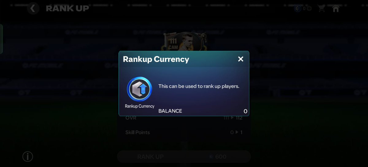 EAFCMobileForum's tweet image. Rank Ups &amp;amp; Training

The old Mascherano method is no longer part of the game. Rank-ups now rely on a special Rank Up Currency. Training has also been adjusted-players can reach full training levels without the strict requirements of the old system

👇