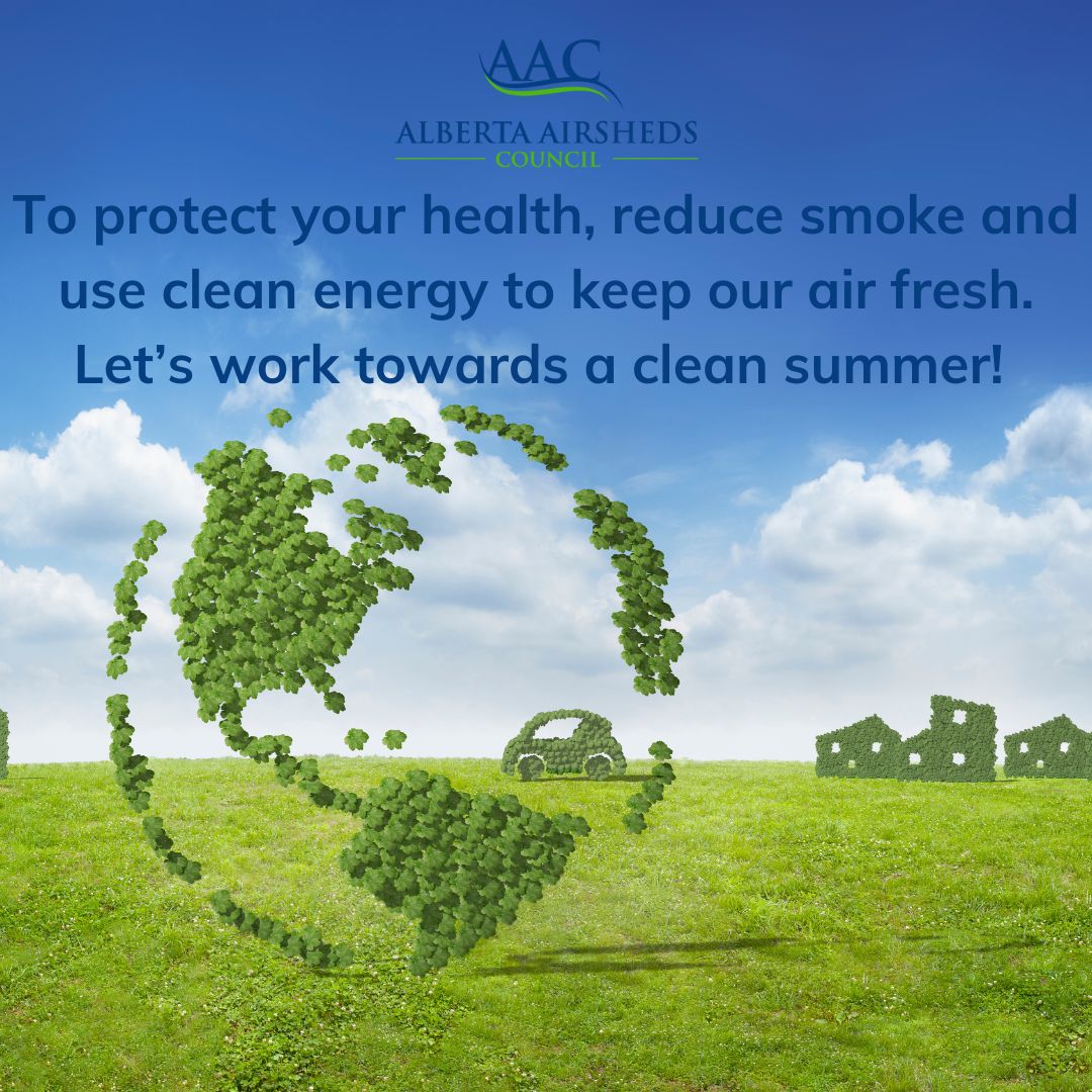 albertaairsheds's tweet photo. To protect your health, reduce smoke and use clean energy to keep our air fresh. Let’s work towards a clean summer! Share this post to inspire others
#GoodAirQuality #AAC #CleanSummer https://t.co/R8EojxCrqc