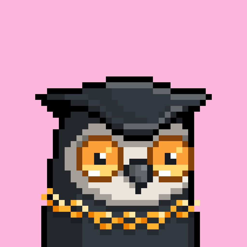 There are very few JPEGS that arent stored on bitcoin that I like. <a href="/moonbirds/">Moonbirds</a> is one of them solely due to my respect for <a href="/spencer/">Spencer</a> that was built from his days on the Morning Show with the Bodoggos team (formerly known as Nifty). 

Buy hey - at least that are "in-chain" right?