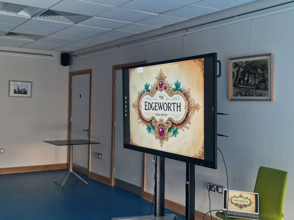 edgeworthsoc's tweet photo. Thanks to all those who came out to our Heritage Week event last night. We will be sharing the link to the video soon. #HeritageWeek2025 #ExploringOurFoundations https://t.co/XEZLh68nlv