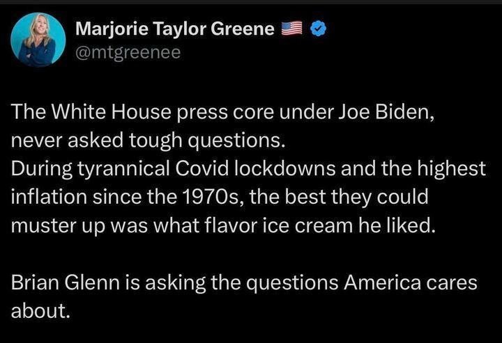 It’s spelled “corps”, dumbass. And no, he does not ask “tough questions“. 

He is a squinty-eyes MORON that asked the stupidest fucking question ever and embarrassed the entire country in one fell swoop. 

Let’s be serious, nobody gives a flying fuck if President Zelenskyy wears