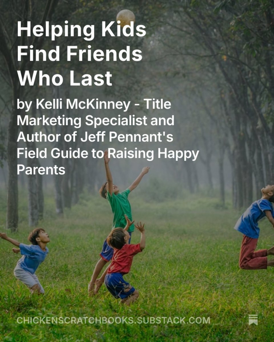 CSBooks4's tweet image. We loved Kelli&apos;s take on helping our kids create lasting friendships!
Head over to our Substack today for some food for thought. 
Subscribe to our free Substack through the link in our bio!