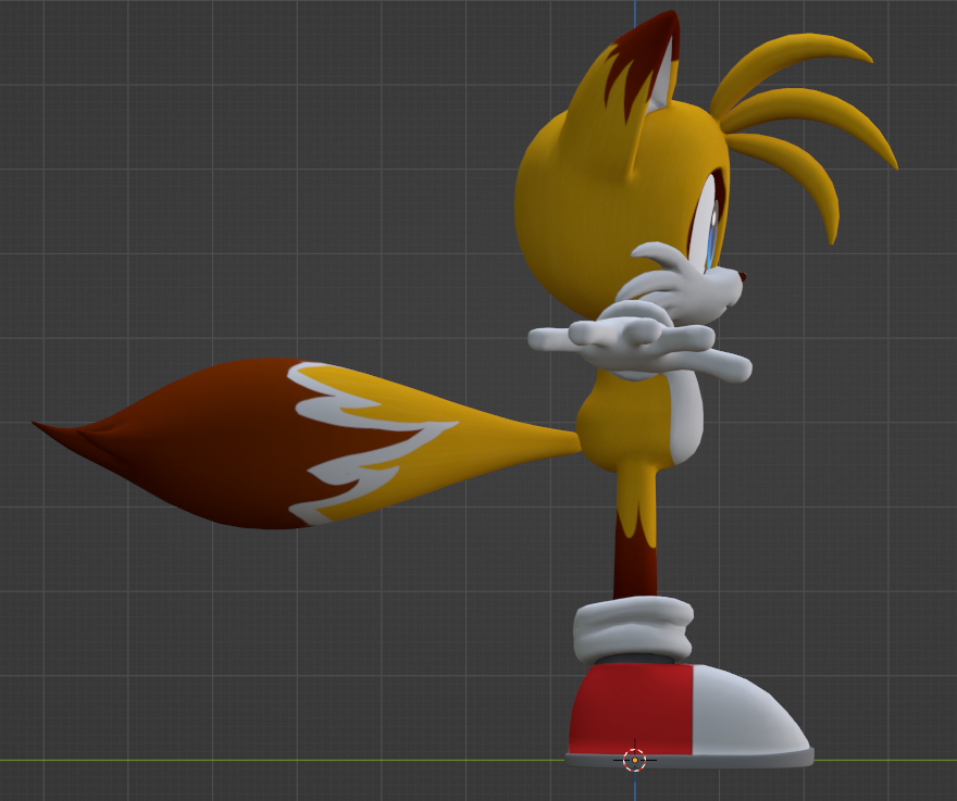 me when i casually do that one fanon tails design as a alt just cuz why not