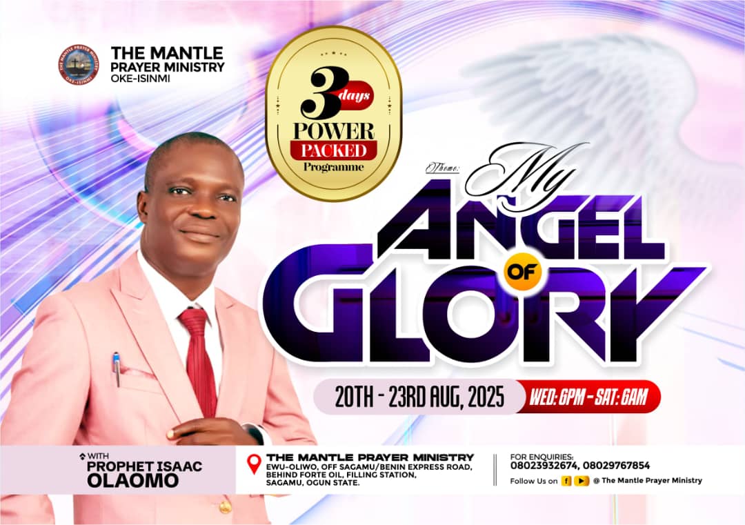 Themantle2012's tweet photo. The stage is set, the cloud is gathered and the rain of glory has started!
 Join us and be blessed.
#3daysprogram #myangelofglory #powerpacked https://t.co/bKCHsoq1mY