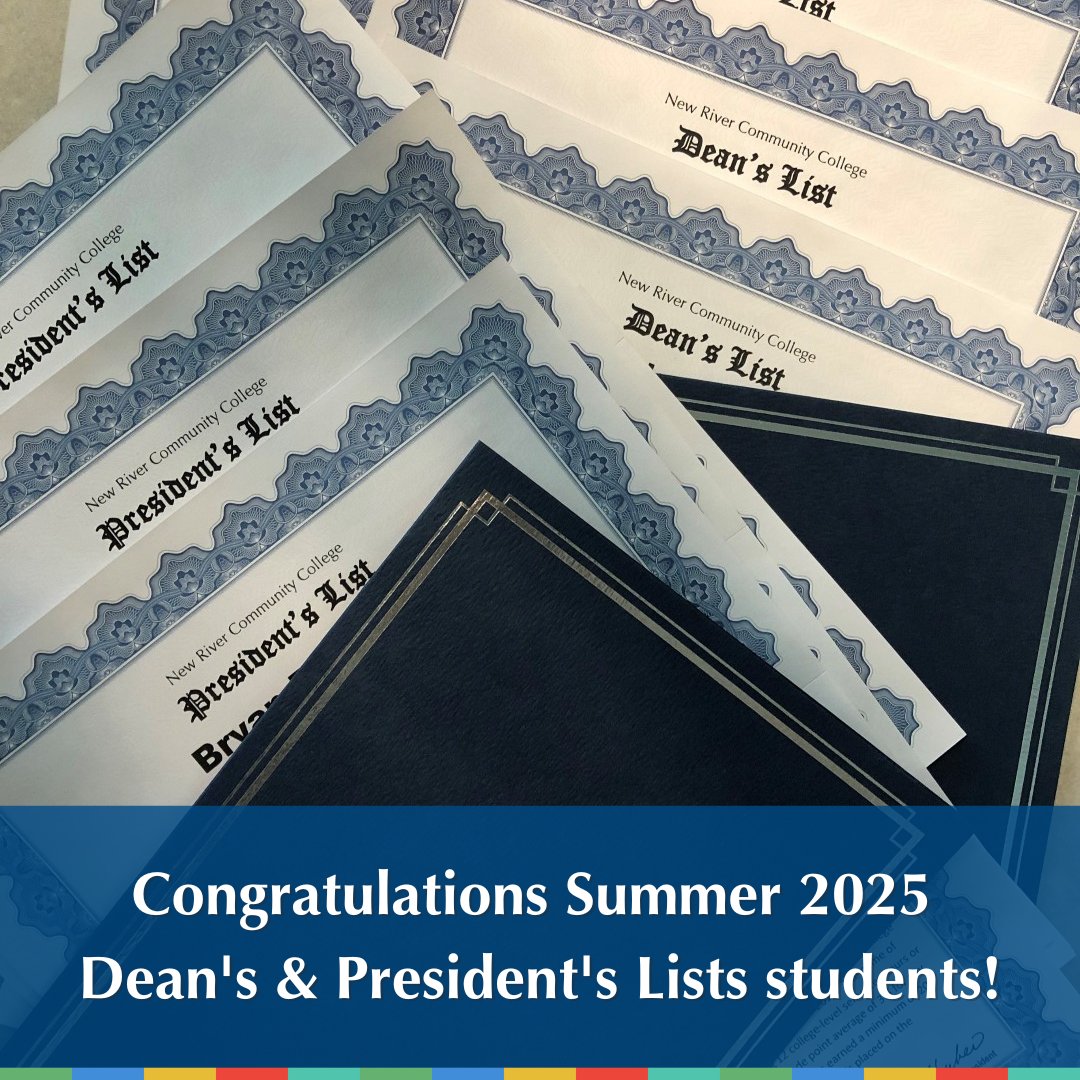 Congratulations to NRCC's Summer 2025 Dean's and President's Lists recipients! nr.edu/news/more.php?…