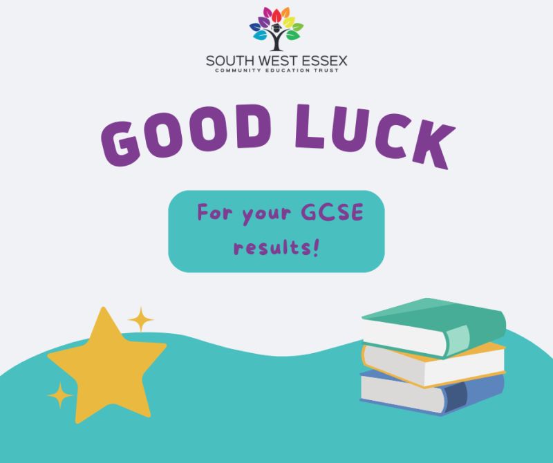 Big day tomorrow! Wishing all our students the very best as you collect your GCSE results. Good luck!

#thurrock #GCSEResultsDay #gcseresultsday2025