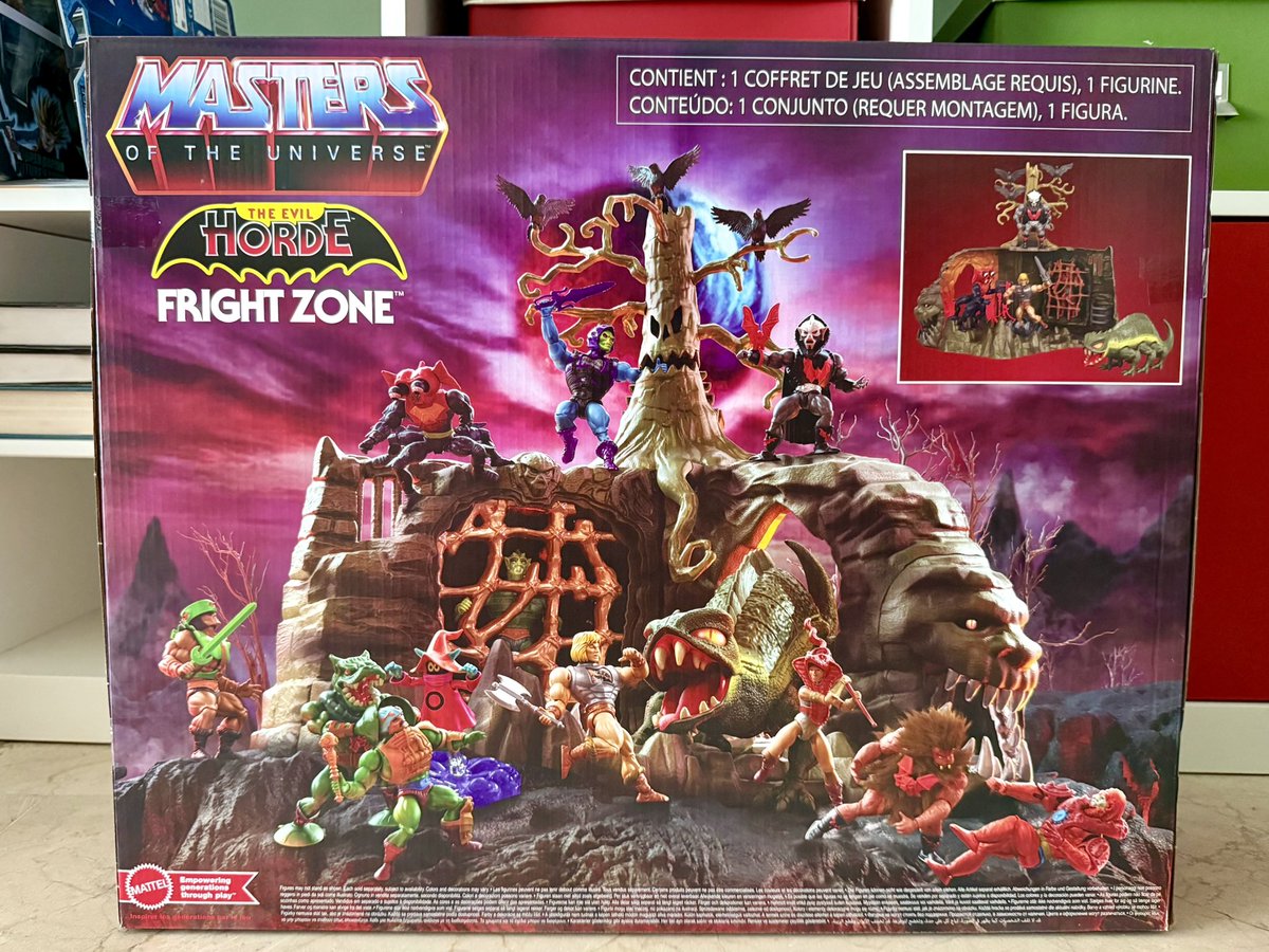 Taco Panza (@ruben_a_secas) on Twitter photo A pesar de la marranada de Mattel Creations he podido hacerme con una Cueva del Terror aka Fright Zone. El arte de la caja es todo un espectáculo. Y por lo que ha enseñado <a href="/Actionjuan1984/">Juanra 🏳️🌈</a> el set es de lo mejorcito que Mattel ha sacado últimamente.
#MOTU #MastersOfTheUniverse A pesar de la marranada de Mattel Creations he podido hacerme con una Cueva del Terror aka Fright Zone. El arte de la caja es todo un espectáculo. Y por lo que ha enseñado <a href="/Actionjuan1984/">Juanra 🏳️🌈</a> el set es de lo mejorcito que Mattel ha sacado últimamente.
#MOTU #MastersOfTheUniverse