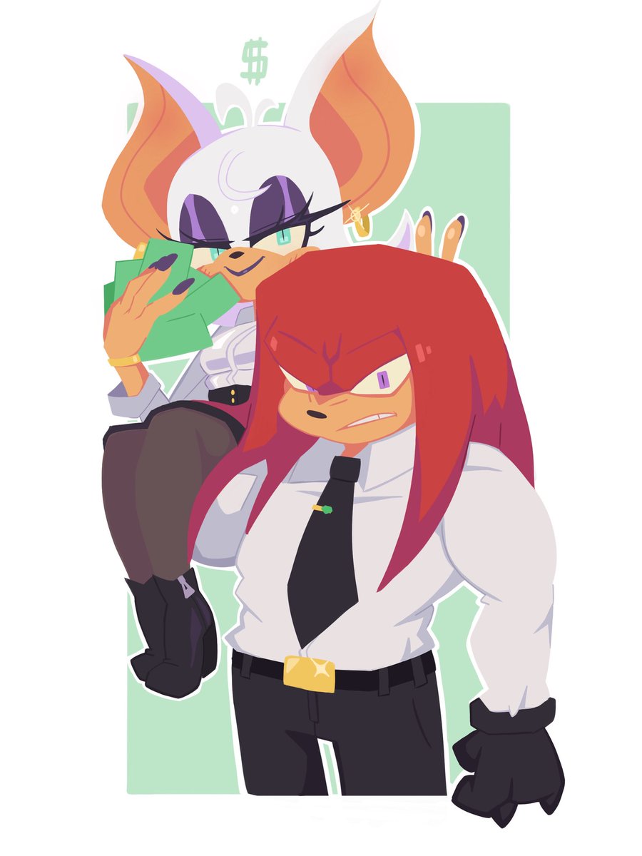 Her big strong idiot❤️

#knucklestheechidna #rougethebat