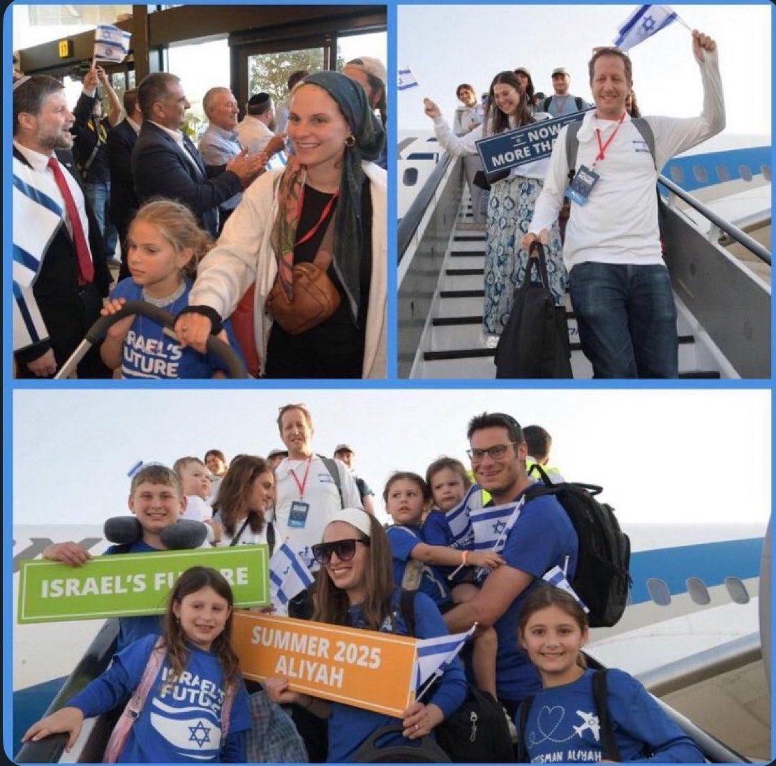 Guardateli sorridenti e festosi 225 sionisti fatti arrivare dal governo israeliano da Canada e Stati Uniti per occupare case e terra dei palestinesi trucidati.
E notate come erano già pronti con magliette e gadget con scritto “il futuro di Israele” “estate 2025”
#ladrieassassini