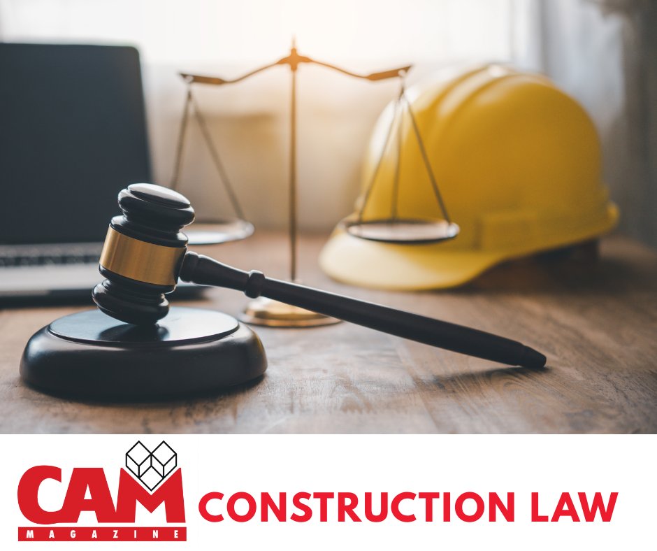 CAM Magazine's August issue covers the latest developments in construction law.

Read here: hubs.la/Q03Dy21K0

#CAMMagazine #BuildwithCAM #Michigan #ConstructionLaw