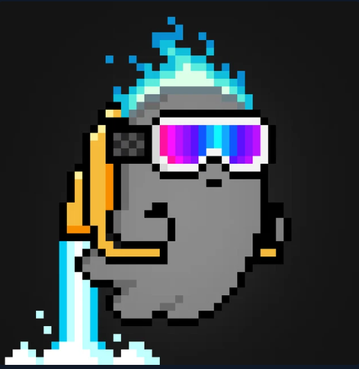 My new ghost from the forever mint !
Thanks <a href="/deadpixels_club/">Dead Pixels</a> and <a href="/SentX_io/">SentX</a> 
$HBAR