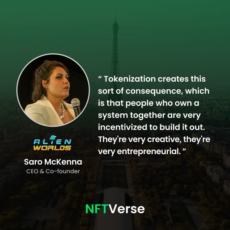 AlienWorlds's tweet photo. 👽 Explorers, listen below to @dacocoio CEO, Saro McKenna, explaining how, "𝗧𝗼𝗸𝗲𝗻𝗶𝘇𝗮𝘁𝗶𝗼𝗻 𝗜𝗻𝗰𝗲𝗻𝘁𝗶𝘃𝗶𝘇𝗲𝘀 𝗦𝘁𝗮𝗸𝗲𝗵𝗼𝗹𝗱𝗲𝗿𝘀 𝘁𝗼 𝗕𝘂𝗶𝗹𝗱 𝘁𝗵𝗲 #AlienWorlds 𝗘𝗰𝗼𝘀𝘆𝘀𝘁𝗲𝗺!"🪐

📺 https://t.co/sN7U4L3zUg

#NFT #WAXFAM #Web3Gaming #TLM #GameFi https://t.co/EHXVr6pkvE