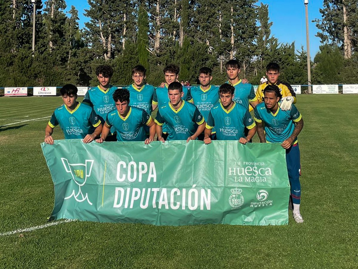 CanteraSDHuesca's tweet photo. 🏆 𝗖𝗢𝗣𝗔 𝗗𝗜𝗣𝗨𝗧𝗔𝗖𝗜𝗢́𝗡

¡Estamos en la final! ¡Enormes!

La SD Huesca B se impone en semis del torneo a la SD Gurrea (1-5), para estar en la final de El Alcoraz. 

⚽️ Álex Calvo, Osan (2), Sola y Almeida. https://t.co/300yit9W48