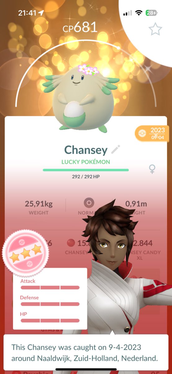 SilvanLow's tweet photo. FINALY I GOT IT! SLUNDO CHANSEY! π±π
HELL YEA! π€©#PokemonGO #SLUNDO https://t.co/BA0uhtmGAR
