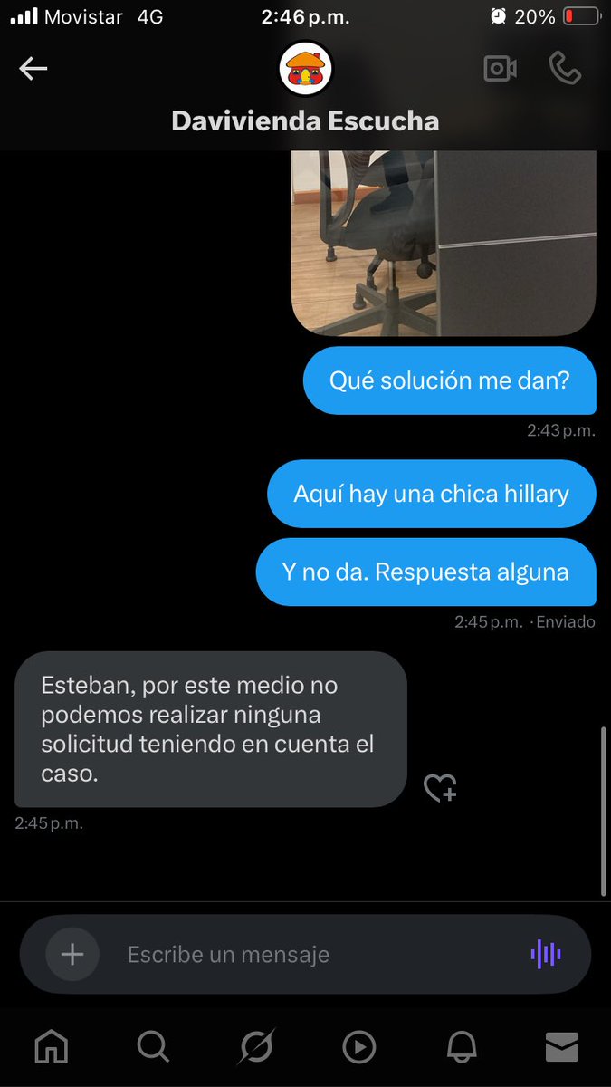 eariosp0520's tweet photo. @DaviEscucha @SFCsupervisor no me solucionaron nada aquí estoy presente y nadie responde!!! https://t.co/AoE1RErTqx