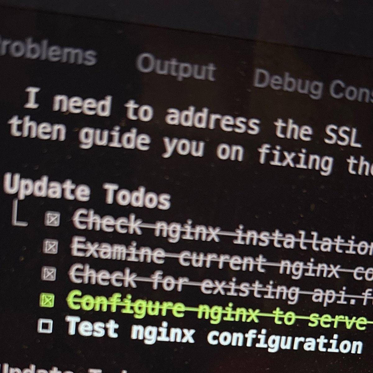 I must admit that Claude made managing my server much more fun