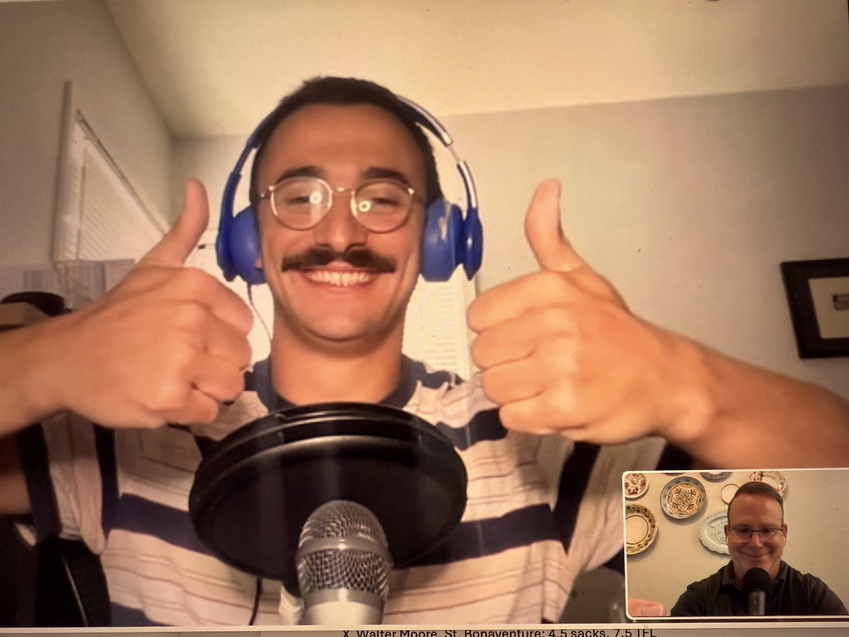 Preparing to record the first episode of the welcome-back season of Prep Period! <a href="/VCSDominic/">Dominic Massimino</a>, our new host, is fired up! Subscribe to youtube.com/@vcspreps to follow the live steam.