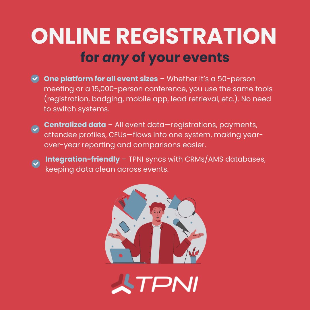 ThePulse's tweet image. Running multiple events? Small meetings ✔ Big conferences ✔ Everything in between ✔

👉 See how it works: tpni.com