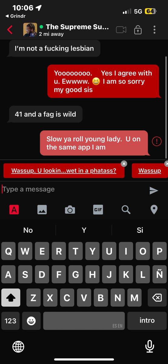 I hate a self hating faggot. These mfs on #jackd wanna act so high and mighty forgetting we both ok the same app looking for dick in the middle of the night. And then u block someone 😆 

Punk ass Bitch ass nigga this one right here. 😆 😆