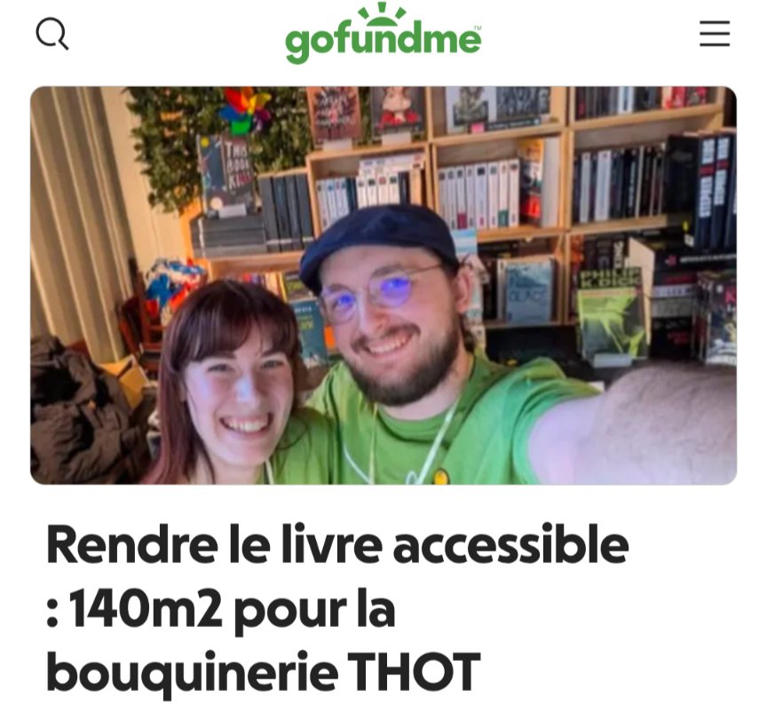 Ça y est.
Vous l'avez demandé.
La saison est terminée pour nous.
Vous avez été plus de 70% à dire oui.
On commence déjà à préparer la suite.
À vous de jouer maintenant.

La boutique de 140m² de la bouquinerie : elle peut exister grâce à vous 
Voir ci-dessous ⤵️