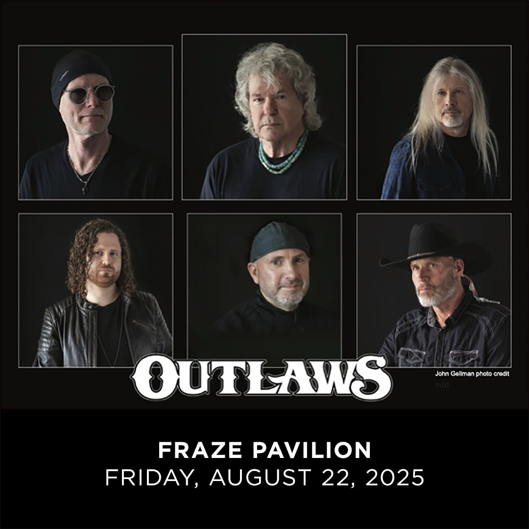 TONIGHT, August 22nd! The <a href="/OutlawsMusic/">The Outlaws</a> perform at <a href="/FrazePavilion/">Fraze Pavilion</a>! 🎸🎸🎸 Gates open at 6:30 PM, show starts at 8:00 PM. All seats are general admission. Get here early to park, enter the gates, grab a cold one, and choose your seats! 🎟 Tickets are available for $20 each at the