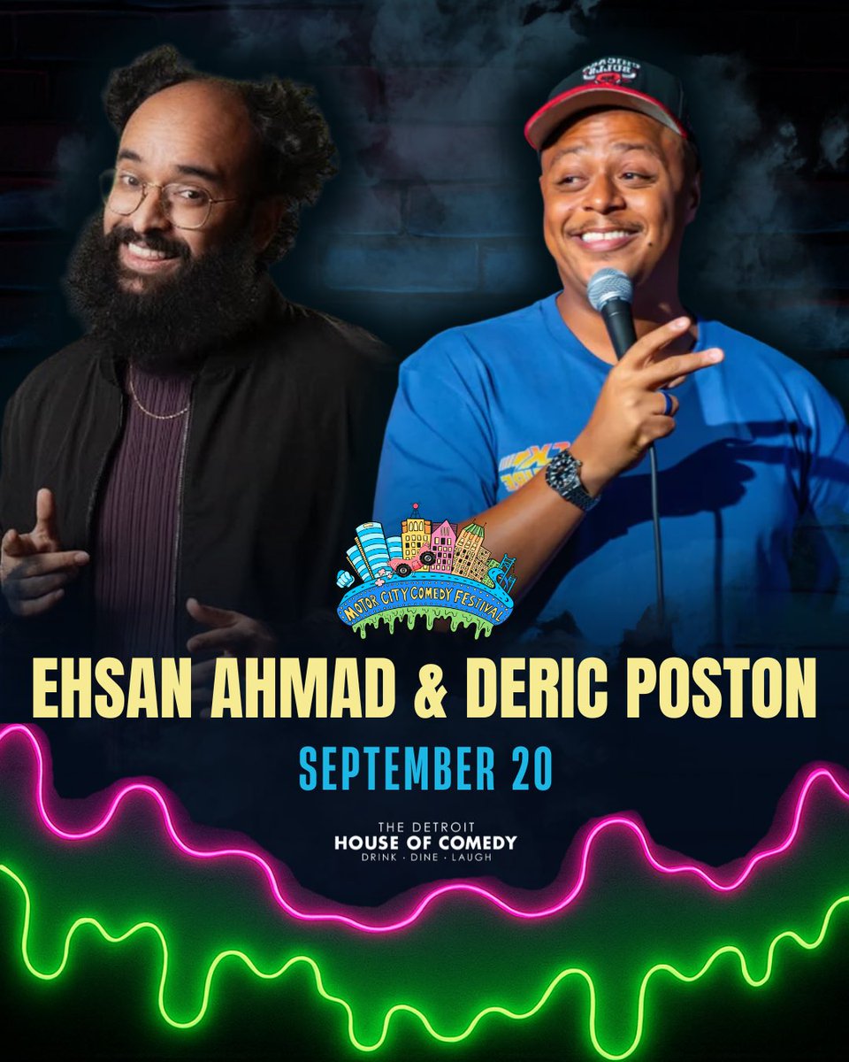 The Motor City Comedy Festival is almost here! ✨ See who’s hitting the stage at Detroit House of Comedy and lock in your tickets today.

📍 House of Comedy - Detroit
 
#comedy #comedian #standup #comedyshow #standupcomedian #houseofcomedy
