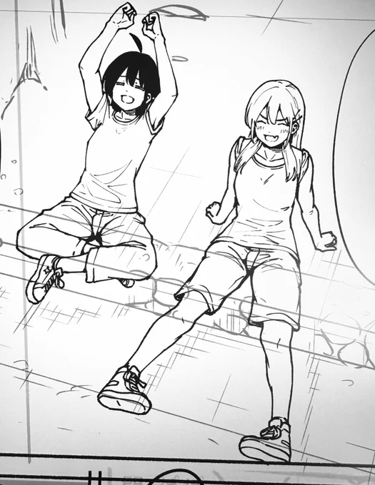 今日も1コマずつ。 