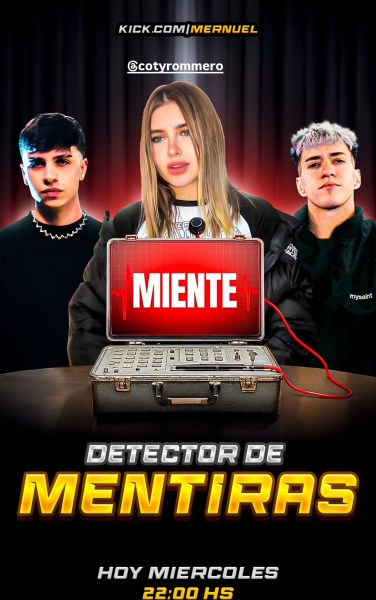 — kick.com/mernuel con Coty!