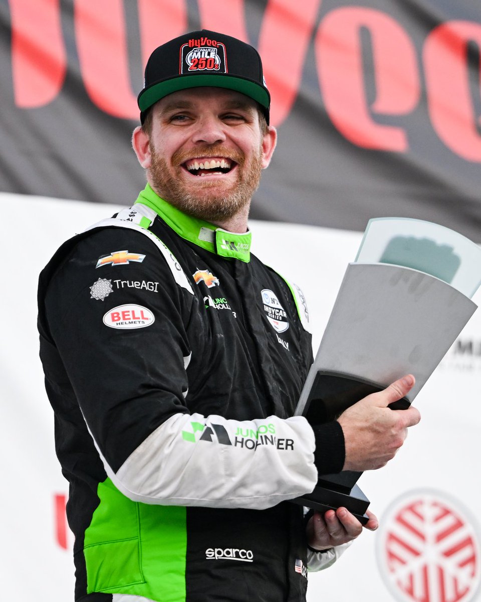 IndyCar's tweet image. Milwaukee magic 🪄

@ConorDaly22's P3 finish in Race 1 last season was @juncoshollinger's first podium!