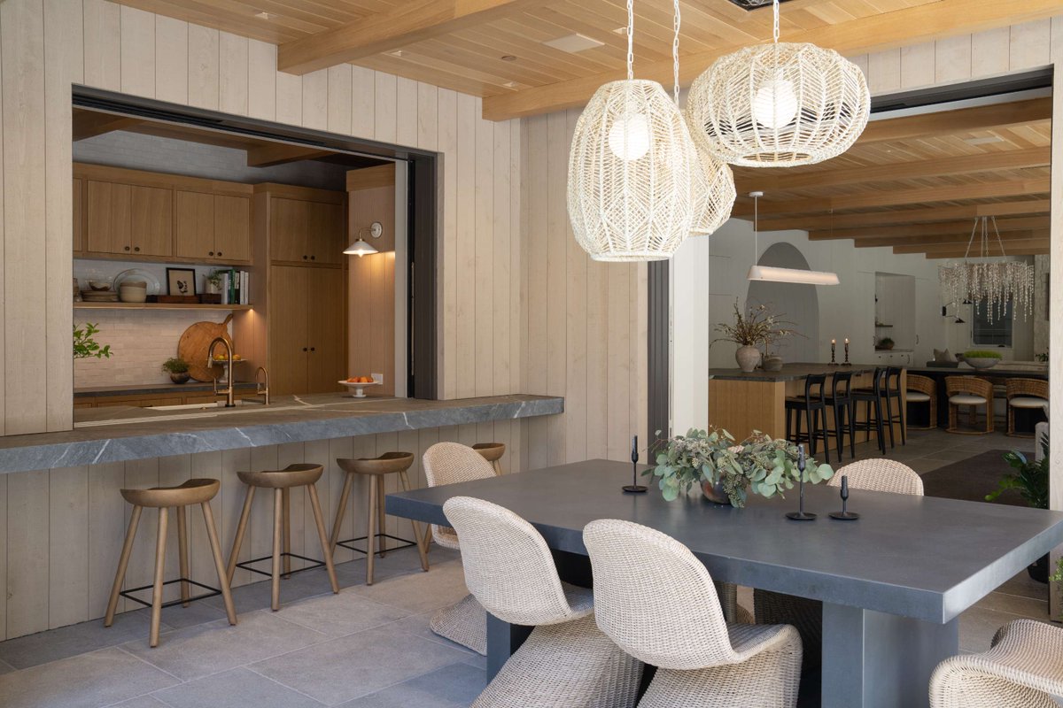 This open concept layout blurs the line between indoors and out – perfect for hosting, relaxing, and making the most of every season.  #EntertainInStyle #SeamlessLiving

Designed by RJ Smith Construction
Inspired by Casa Blanc