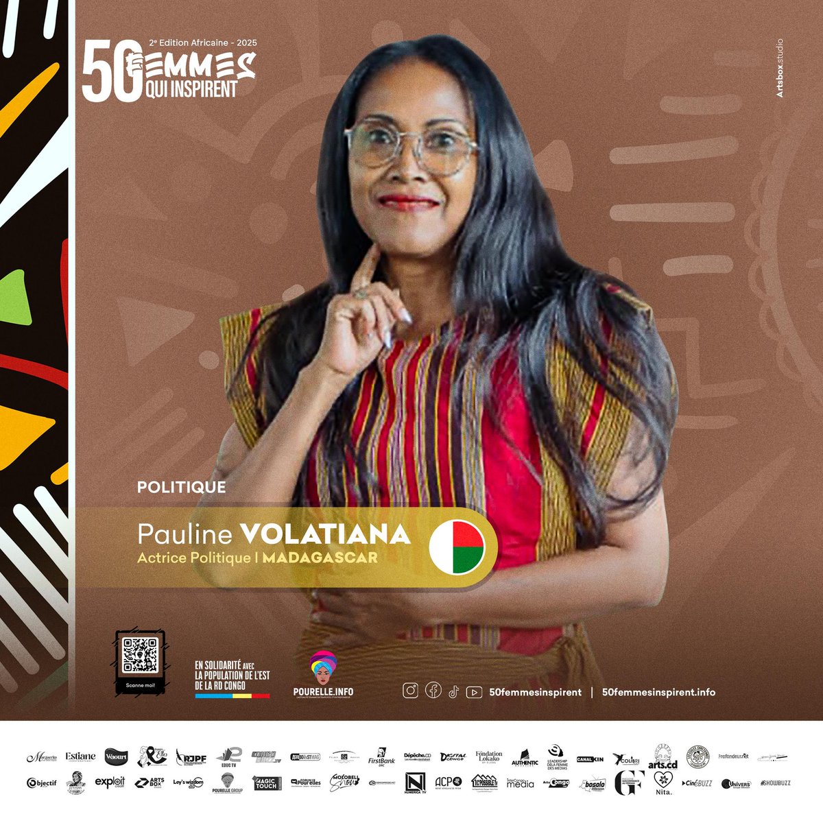 50 FEMMES QUI INSPIRENT (@50femmes) on Twitter photo #Politique
Volatiana Pauline RANDRIANASOLO,Oser rêver, oser agir, oser transformer.
ONU Femmes République démocratique du Congo Réseau des femmes leaders d’Afrique AWLN RDC La Présidence RDC Forum Pour Elles Félix Antoine Tshisekedi
<a href="/AWLNetwork/">AWLNetwork</a>
<a href="/molobeli_yabasi/">Maguy MBUKU Molobeli ya BASI</a> #Politique
Volatiana Pauline RANDRIANASOLO,Oser rêver, oser agir, oser transformer.
ONU Femmes République démocratique du Congo Réseau des femmes leaders d’Afrique AWLN RDC La Présidence RDC Forum Pour Elles Félix Antoine Tshisekedi
<a href="/AWLNetwork/">AWLNetwork</a>
<a href="/molobeli_yabasi/">Maguy MBUKU Molobeli ya BASI</a>
