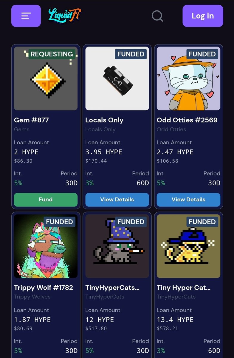 LiquidFi (@liquidfi_app) on Twitter photo We have some new NFT projects being loaned out!
Gems from <a href="/dailofrog/">dailofrog πΈπ¬</a>
Locals Only from <a href="/demi_hl/">ππππ</a>
A nice Ottie from <a href="/ottionhl/">Odd Otties</a>
Last but not least a Trippy Wolf from <a href="/rekt_gang/">Rekt Gang</a>
If you need some quick $Hype then head over to LiquidFi! We have some new NFT projects being loaned out!
Gems from <a href="/dailofrog/">dailofrog πΈπ¬</a>
Locals Only from <a href="/demi_hl/">ππππ</a>
A nice Ottie from <a href="/ottionhl/">Odd Otties</a>
Last but not least a Trippy Wolf from <a href="/rekt_gang/">Rekt Gang</a>
If you need some quick $Hype then head over to LiquidFi!